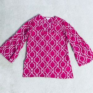 Escapada Living 3/4 Sleeve Montreux Top S, Trellis